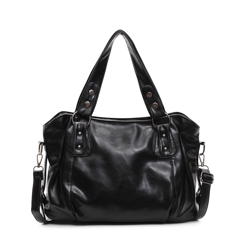 High-quality Retro Waste Soil Style Hand-held Large Capacity High-grade Bags