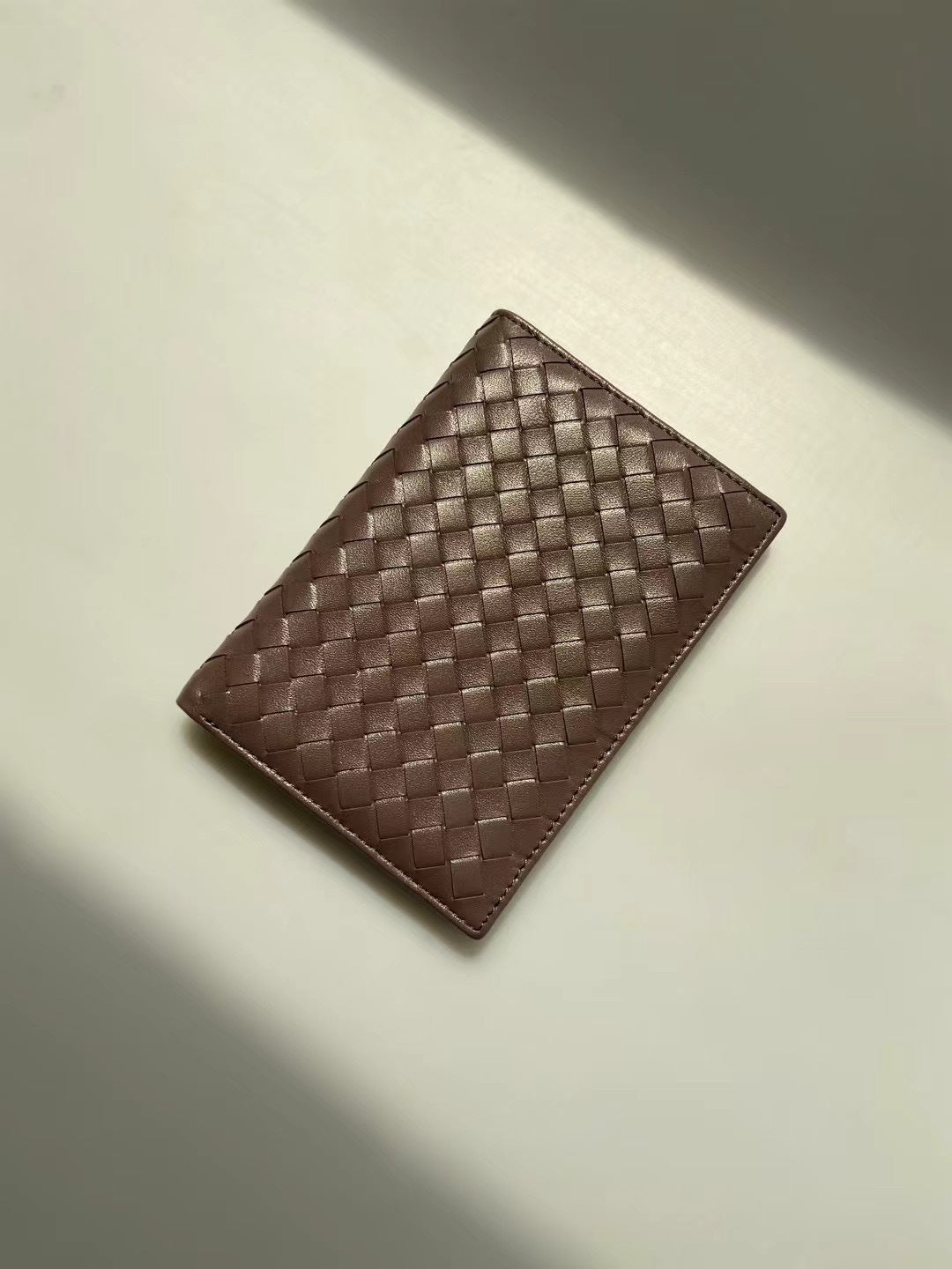 Men's & Women's Leather Cowhide Woven Couple Purses
