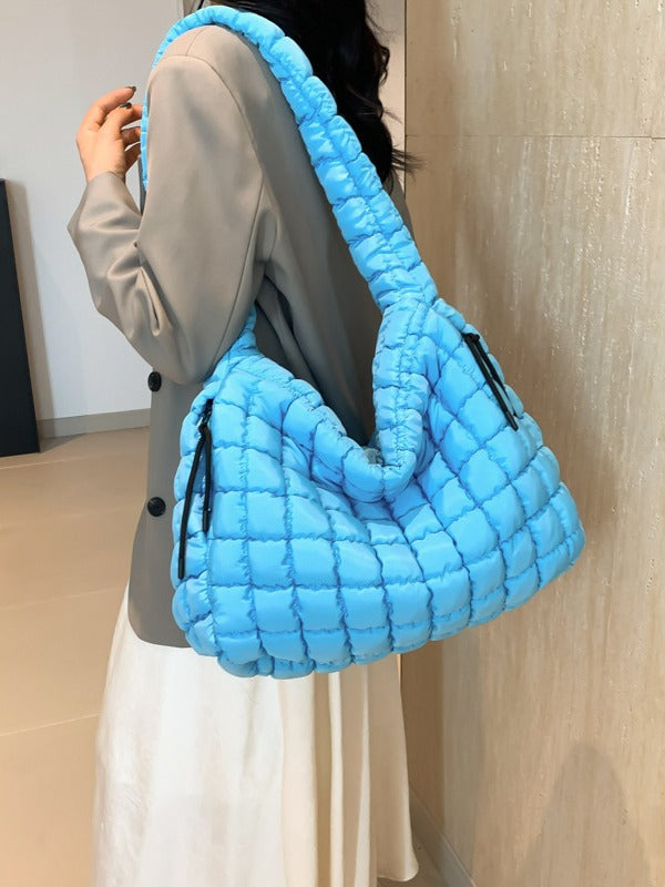Pleated Cloud Fashion Pull Large Capacity Cotton Tote Bags