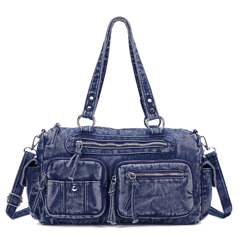 Women's Bronzing Fashion Printed Versatile Large Capacity Women's Handbag