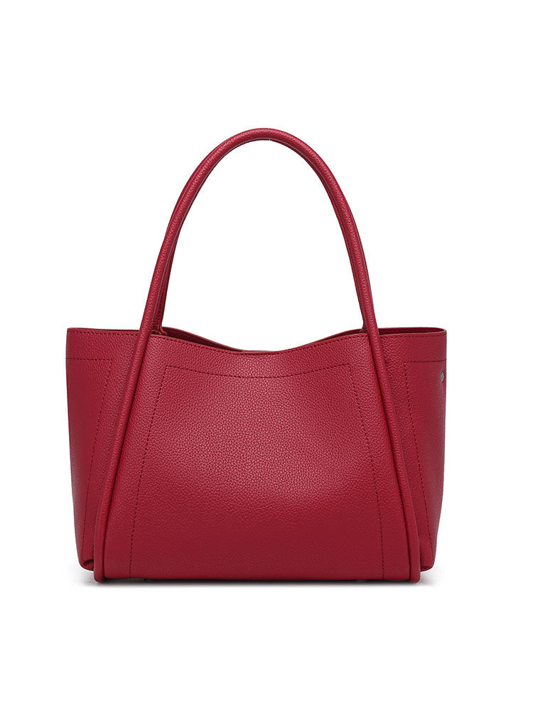 Women's Niche Soft Leather Vegetable Basket High Sense Large Women's Handbag