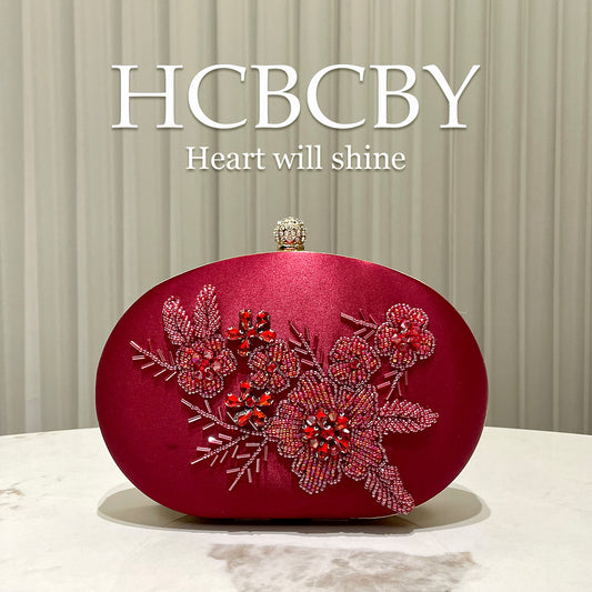 Women's Elegant Retro Pearl Embroidery Decorative Dress Cheongsam Bags