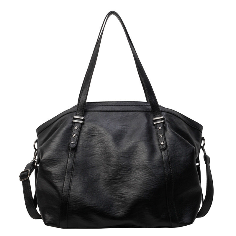 Women's Retro Large Capacity Fashion Texture Summer High Sense Bags