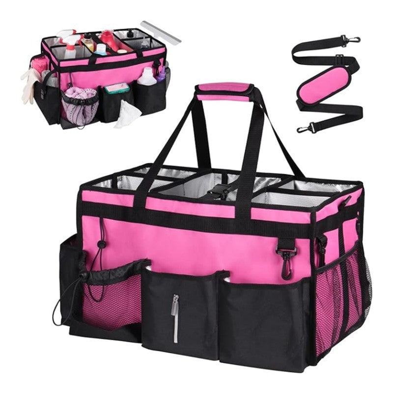 Oxford Large Capacity Portable Cleaning Tableware Women's Handbag