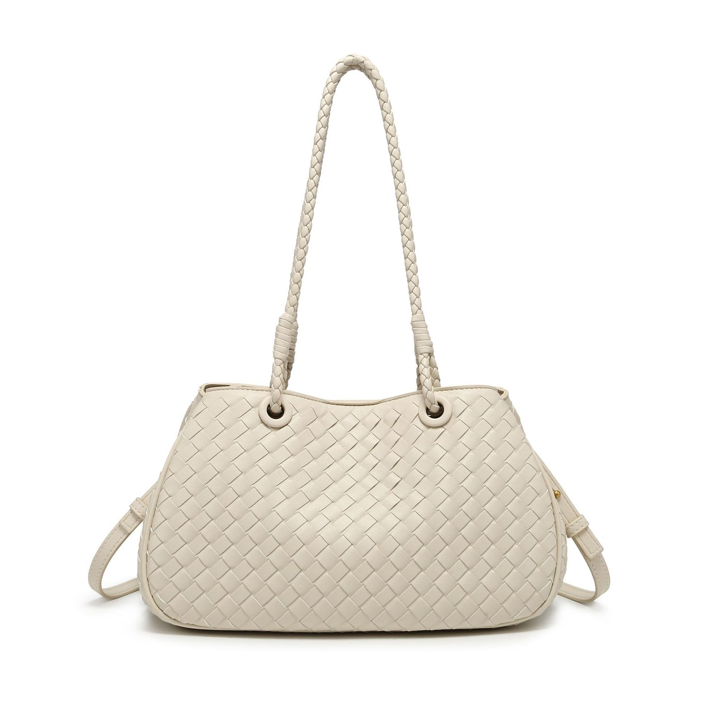 Women's Woven Soft Sheepskin Pattern Fashion Bags