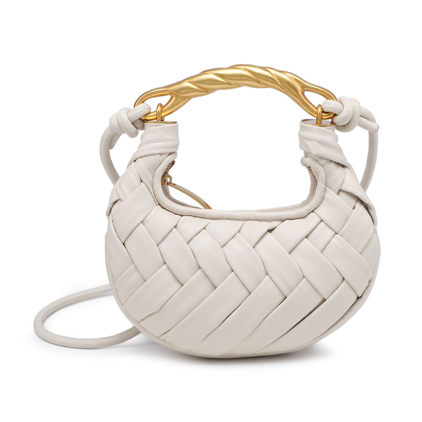 Women's Bird's Nest High Sense Woven Sardine Dinner Bag