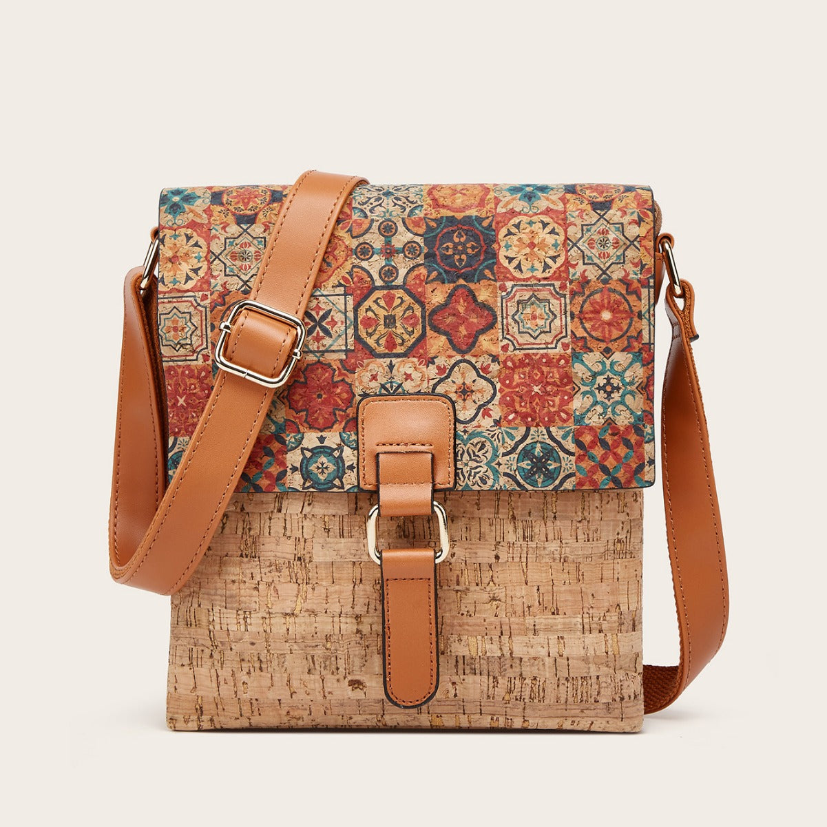 Women's Niche Design Vertical Fashion Retro Printed Bags