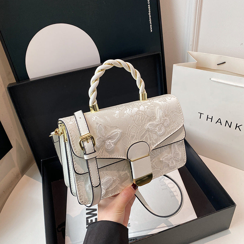 Women's Fashion Chain Spring Pure Color Trendy Small Square Bag