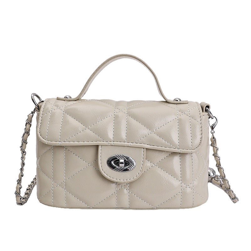 Women's Niche Chain Light Luxury Rhombus Embroidery Small Square Bag