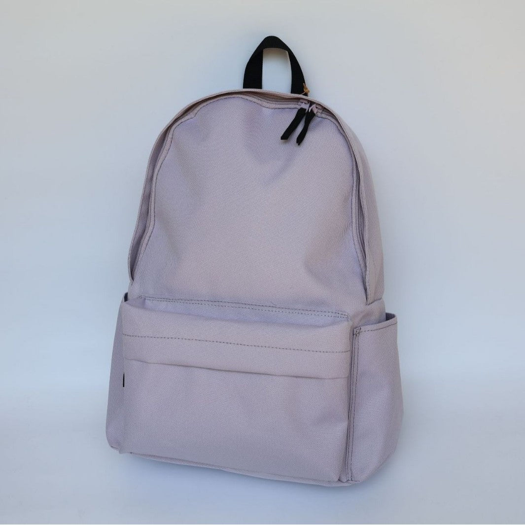 Men's Style Solid Color Simple Schoolgirl Large Printing Backpacks