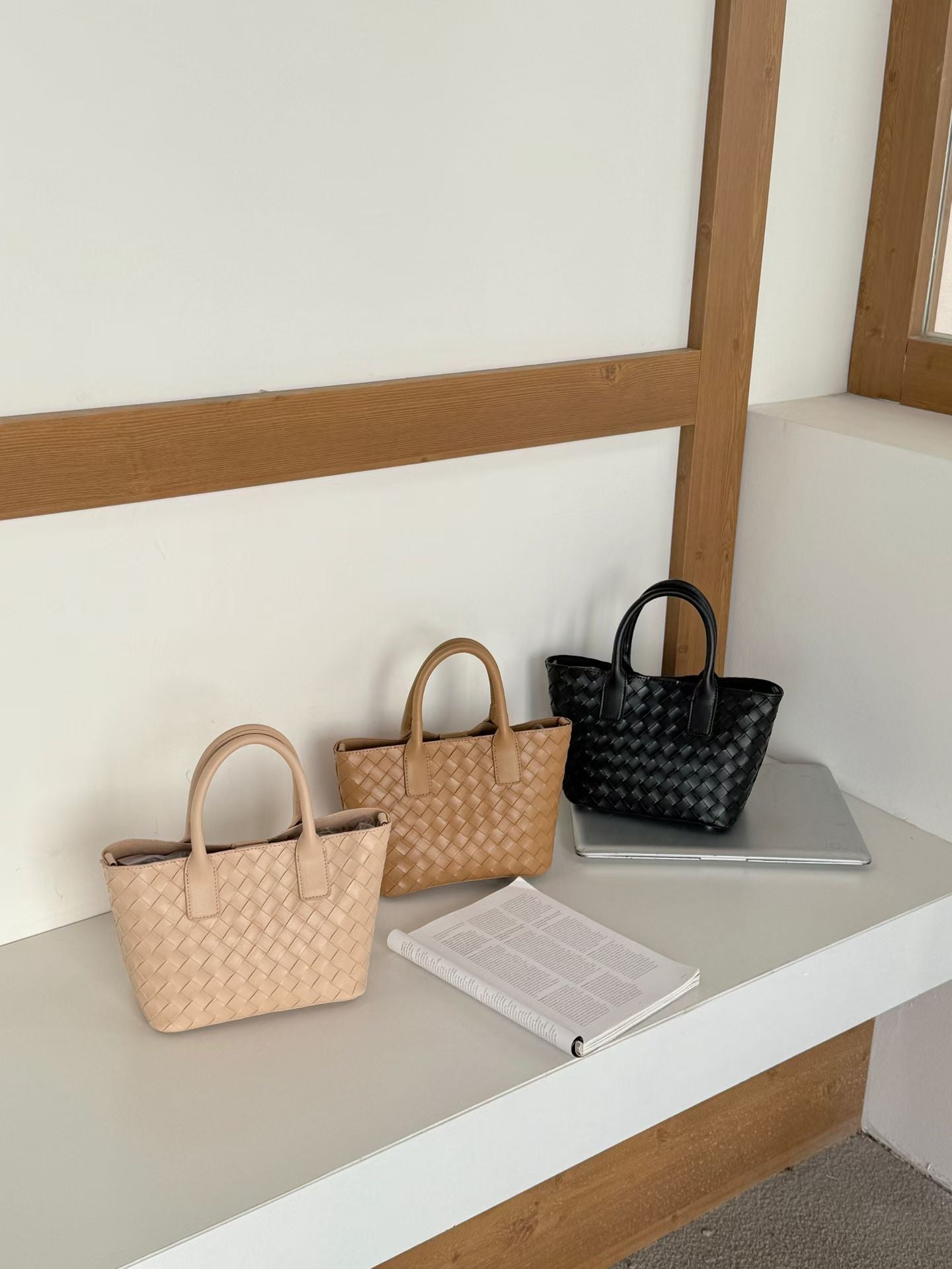 Women's High-grade Portable Woven Fashion Vegetable Basket Women's Handbag