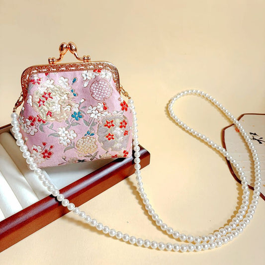 Chinese Super Fairy Exquisite Embroidered Mini Sanitary Pads Coin Purses