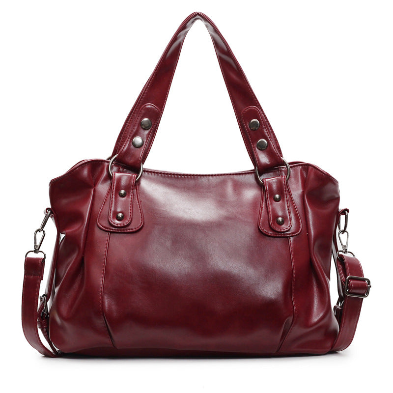 High-quality Retro Waste Soil Style Hand-held Large Capacity High-grade Bags