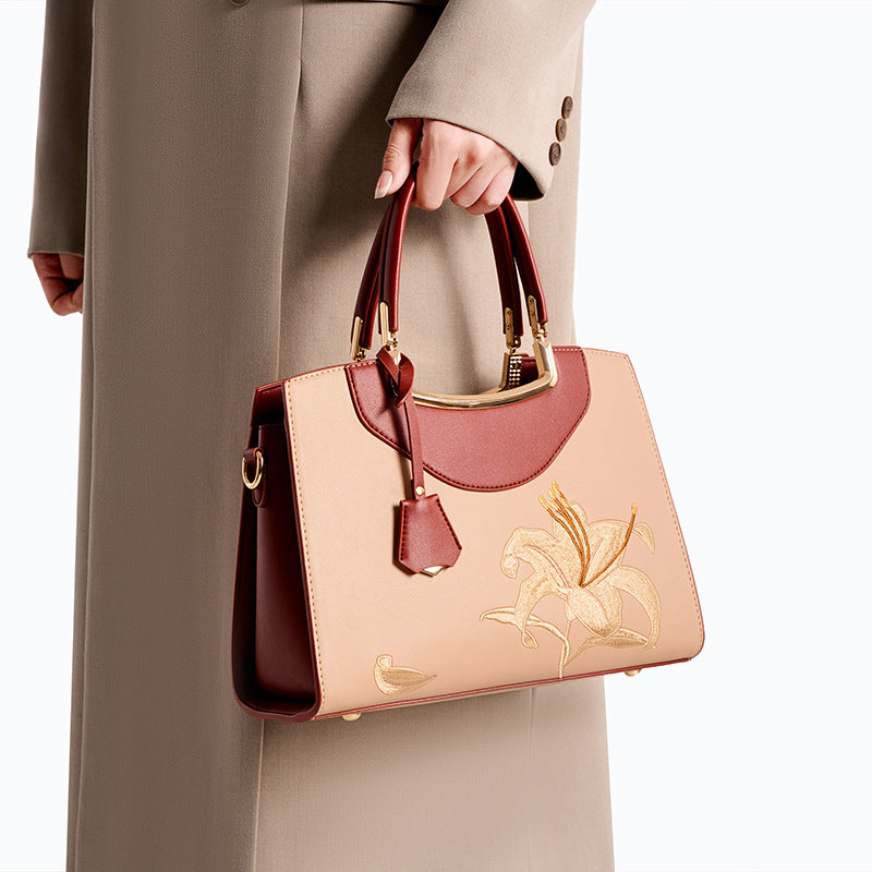 Women's Mother's Day Gift For Mother Large Capacity Mom Niche High-grade Women's Shoulder Bag