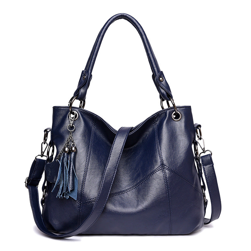 Women's Large Fashion Mom Fan Capacity Soft Leather Women's Messenger Bag