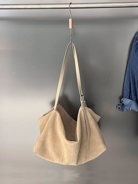 Women's Matte Cowhide Large Capacity Design Idle Handbags