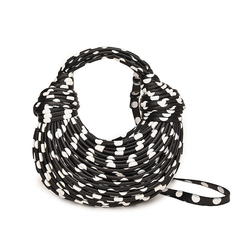 Women's Handmade Woven Special Creative Knotted Noodles Dumpling Bags