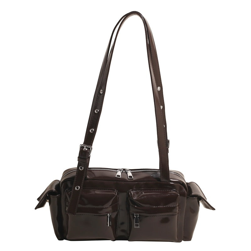 Women's Textured Large Capacity Commuter Fashion Pillow Spring Bags