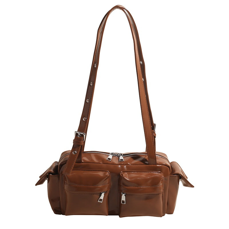 Women's Textured Large Capacity Commuter Fashion Pillow Spring Bags