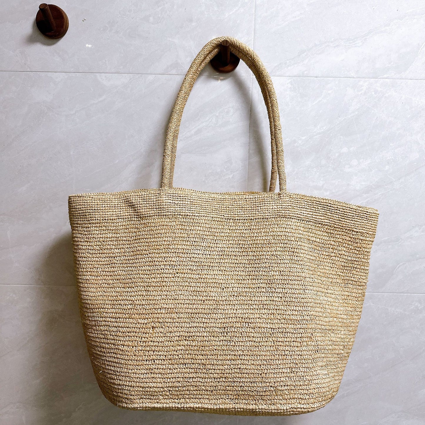 Women's Summer Simple Handmade Woven Seaside Vacation Women's Shoulder Bag