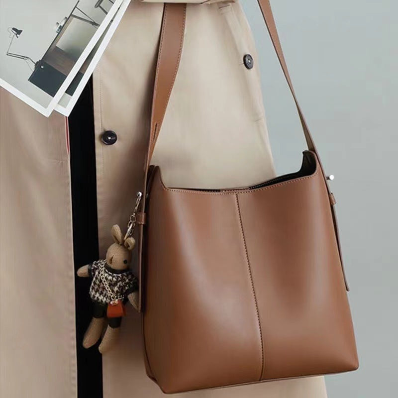 Women's Affordable Luxury Fashion Large Capacity Leisure Get Bucket Bags