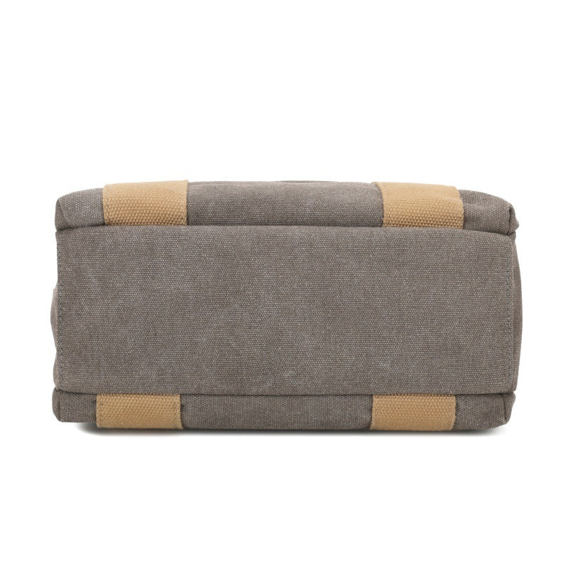 Women's Canvas Large Capacity Korean Style Solid Women's Messenger Bag