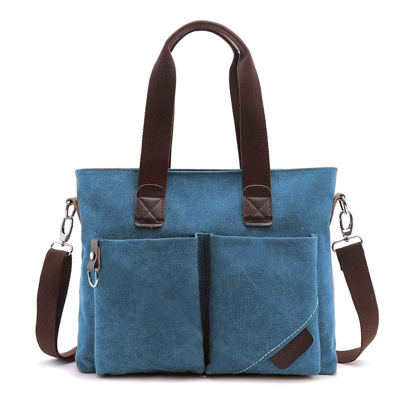 Unique Men's Canvas For Simple Business Bags