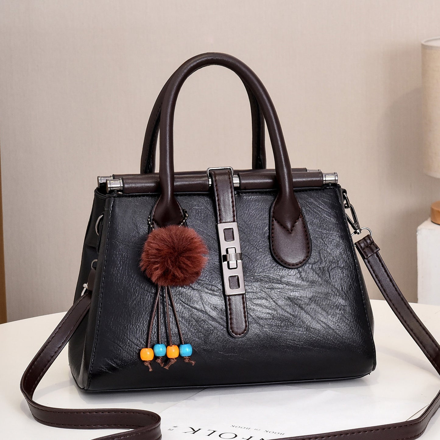 Women's Crocodile Pattern Portable Elegant Fashion Large Capacity Women's Handbag