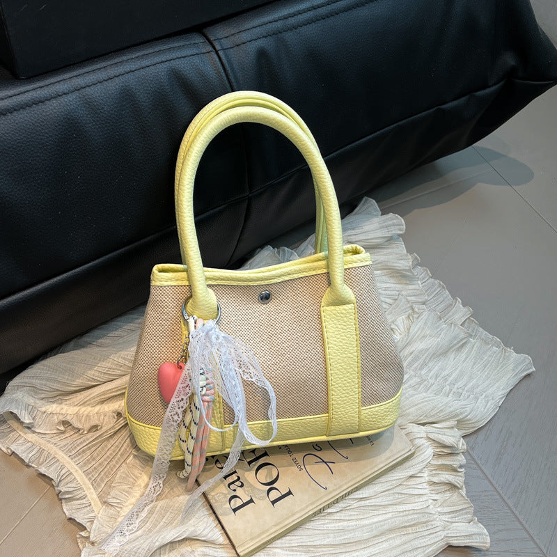 Women's Super Popular Niche Contrast Color Fashion Handbags