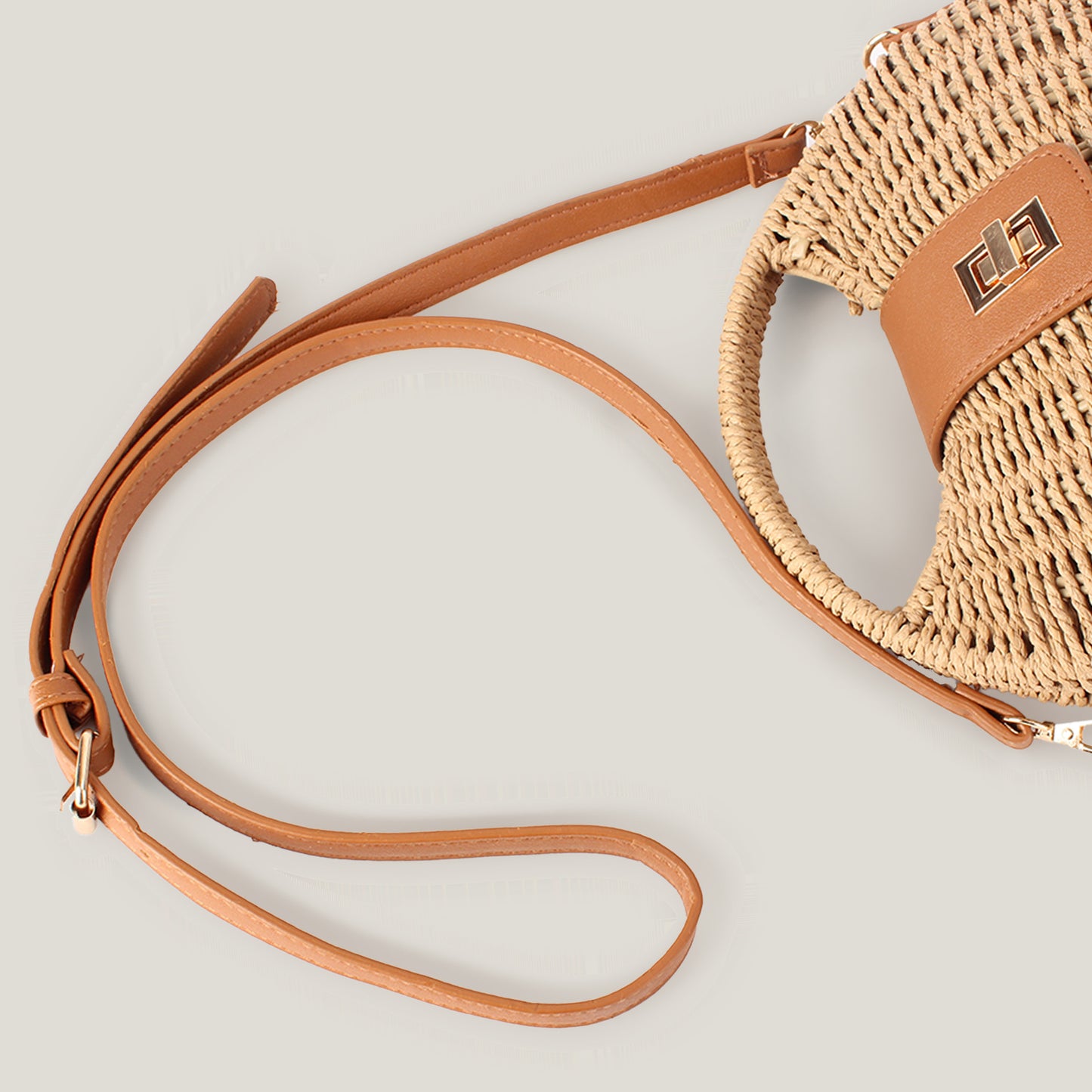 Women's French Fashion Woven Straw Seaside Vacation Beach Bags