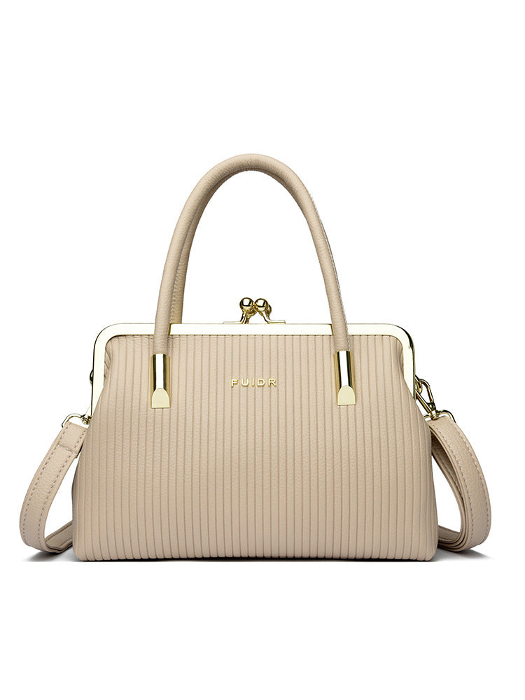 Women's Mom Large Capacity Fashion Good-looking Clip Women's Messenger Bag