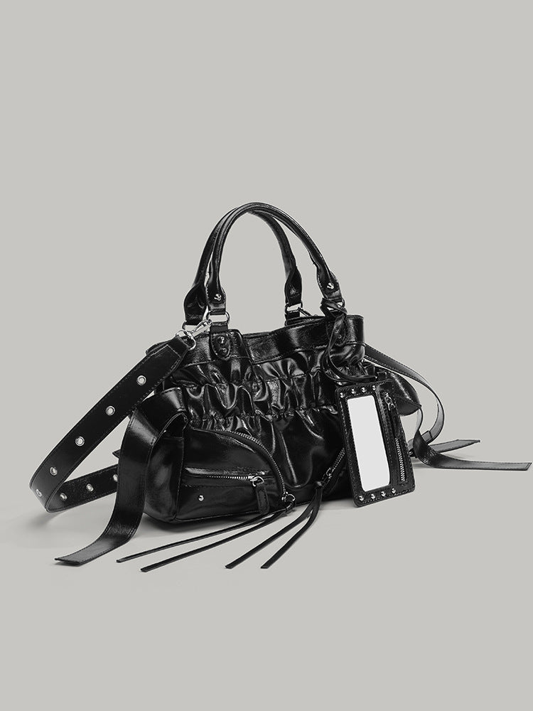 Women's Retro Sweet Cool Hot Style High-grade Rivet Women's Messenger Bag