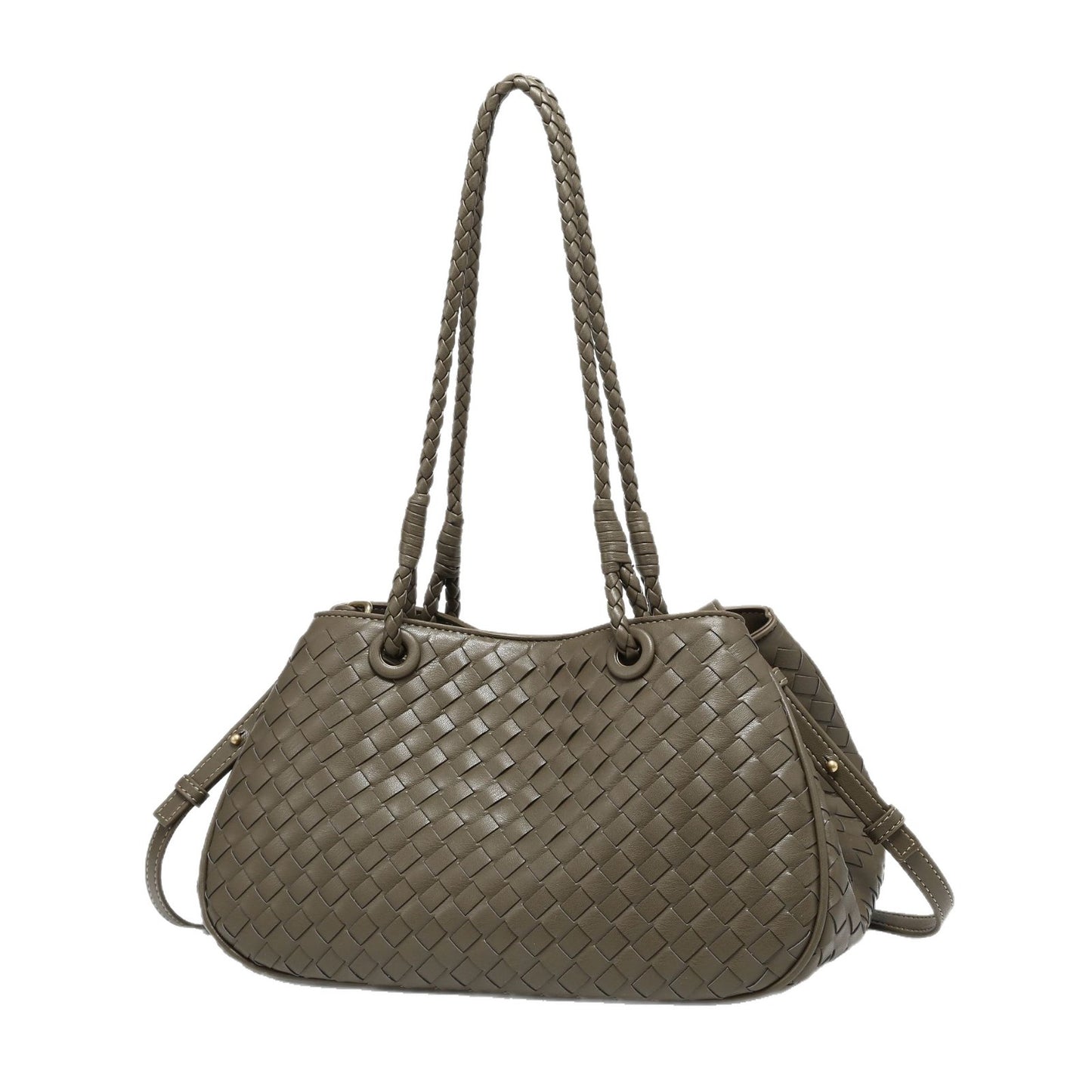 Women's Woven Soft Sheepskin Pattern Fashion Bags