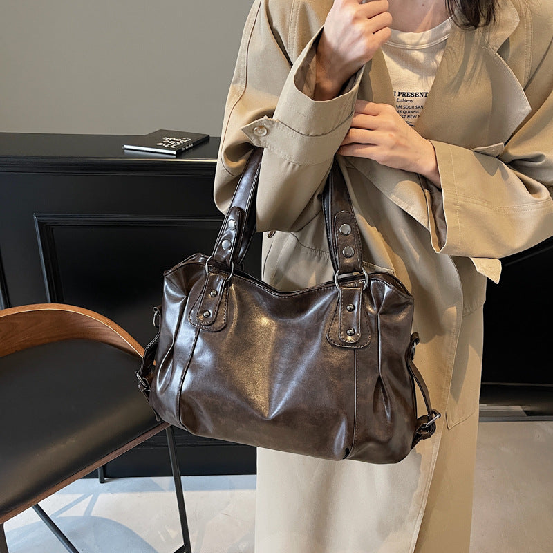 Women's High-grade Large Capacity Exquisite Simple Design Women's Messenger Bag