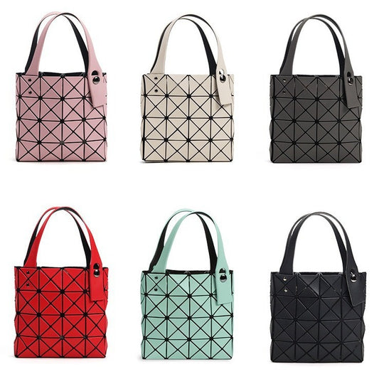 Style Limited Geometry Diamond Pattern Life Small Square Bag