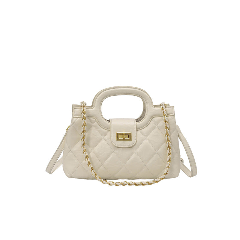 Beautiful Women's Classic Style Rhombus Chain Women's Handbag