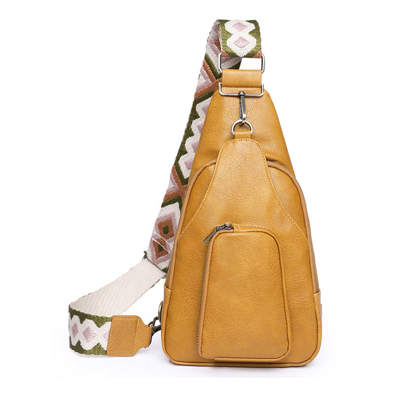 Women's Fashion Boys All Match Retro Style Women's Chest Bag, Fanny Pack