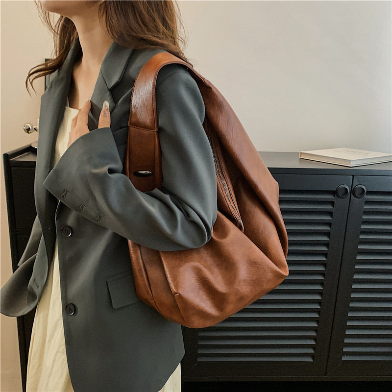 Women's Large Capacity High-grade Light Luxury Design Sense Women's Messenger Bag