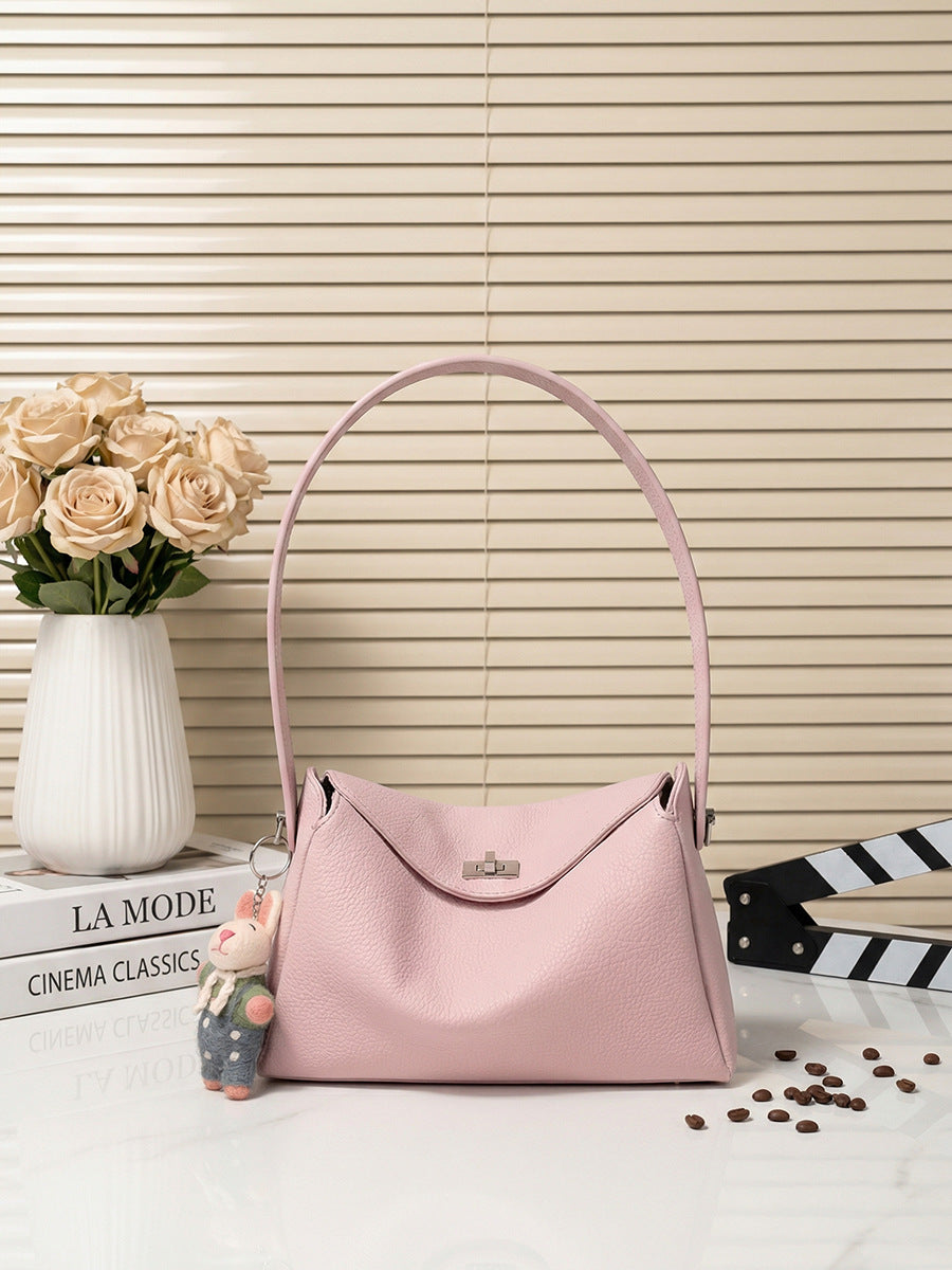 Women's First Layer Cowhide Underarm High Sense Shoulder Bags