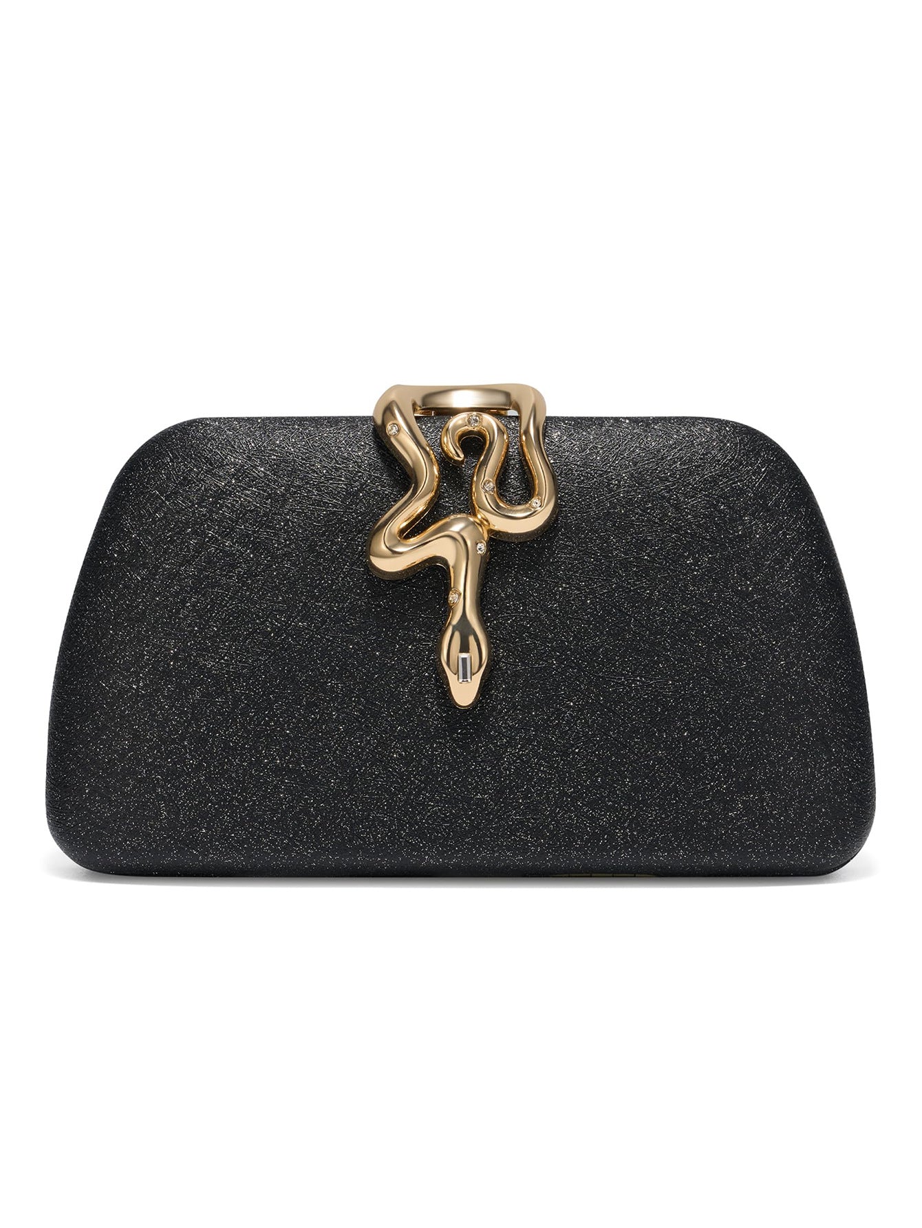 Slouchy Women's Snake-shaped Clutch Dress Garment Dinner Bag
