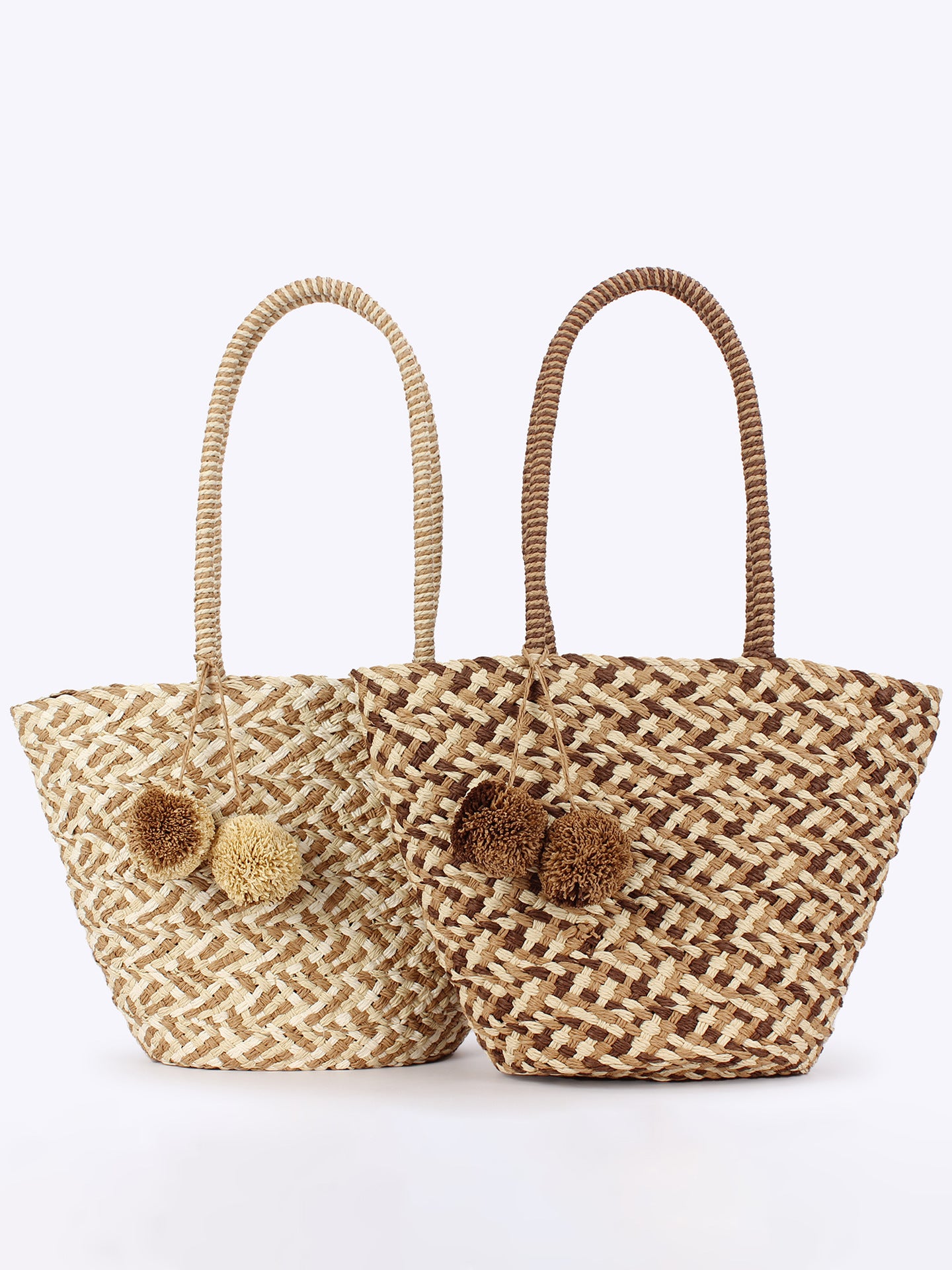 Women's Rope Woven Large Capacity Fashion Trend Bags