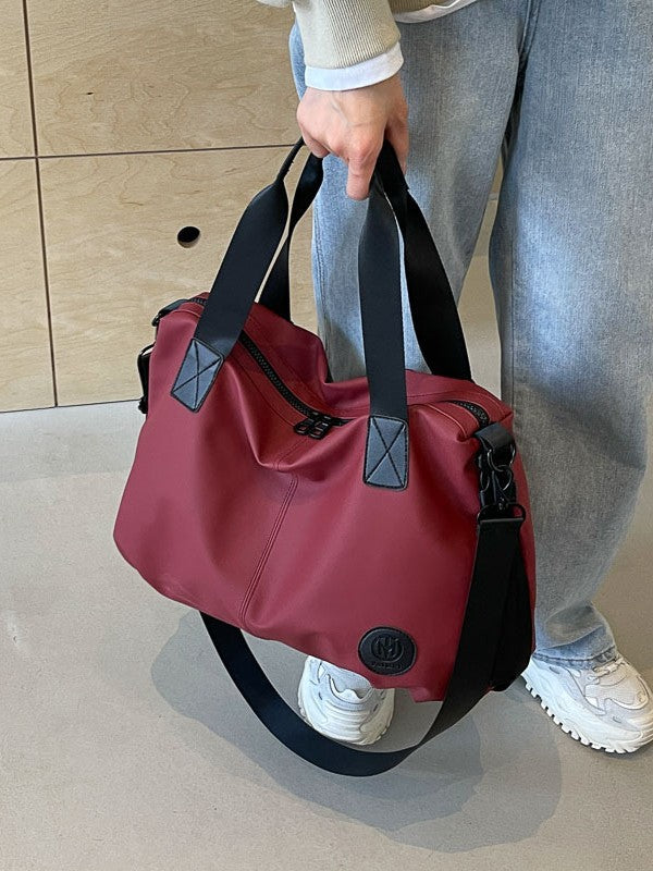 Women's & Men's Commuter Short Distance Portable Training Retro Large Women's Messenger Bag