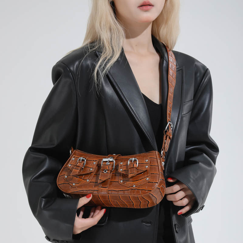 Fashionable Commuter Portable Underarm Female Niche Bags