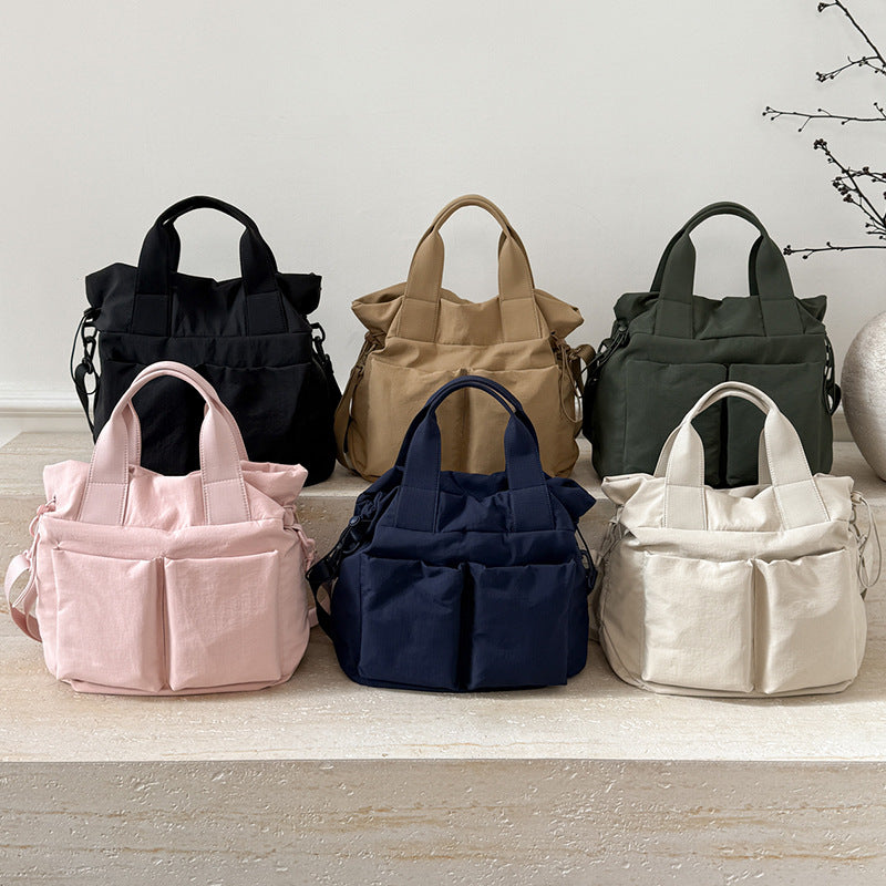 Female For Class Nylon Cloth Large Capacity Tote Bag