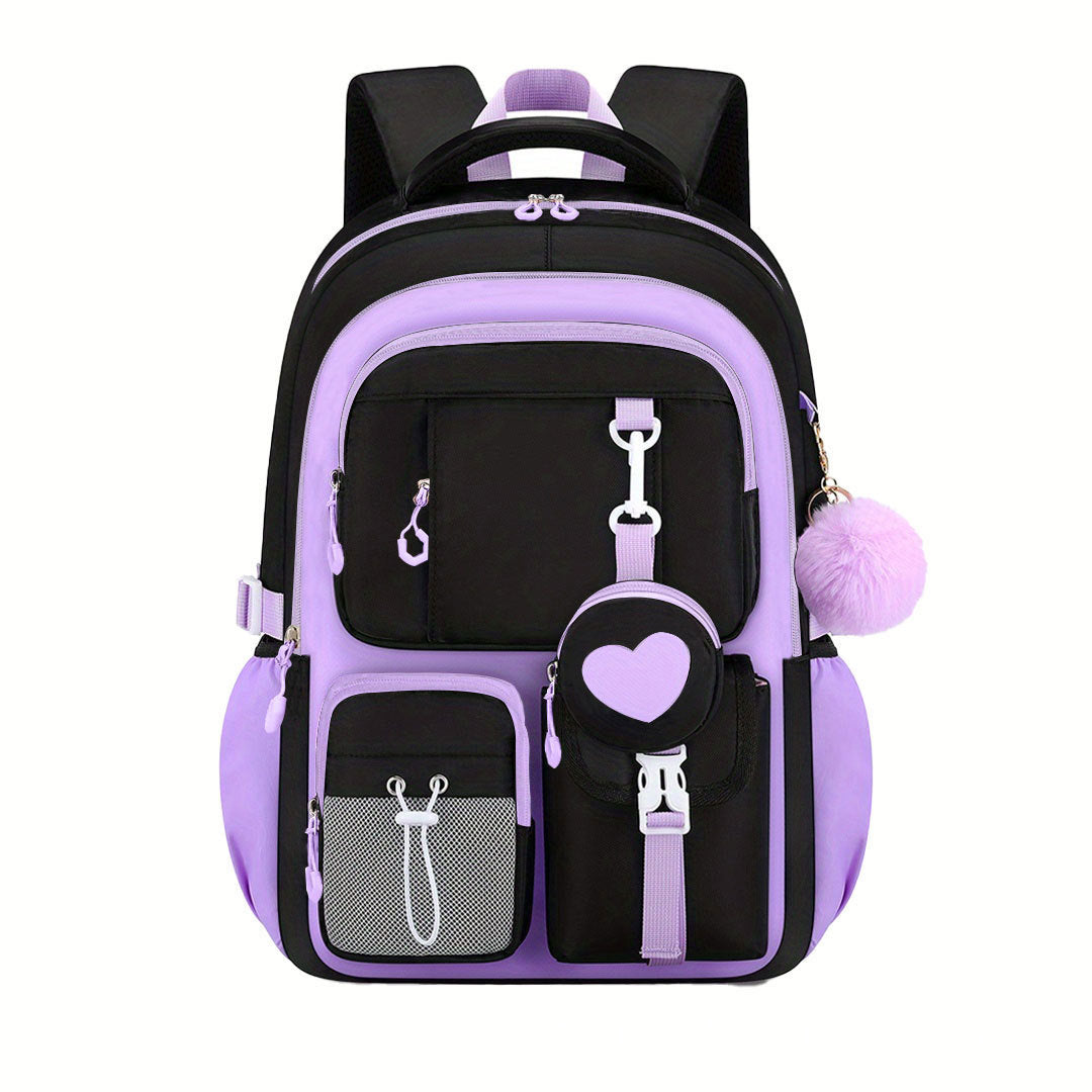 Burden Alleviation Large Capacity Love Three-piece Backpacks