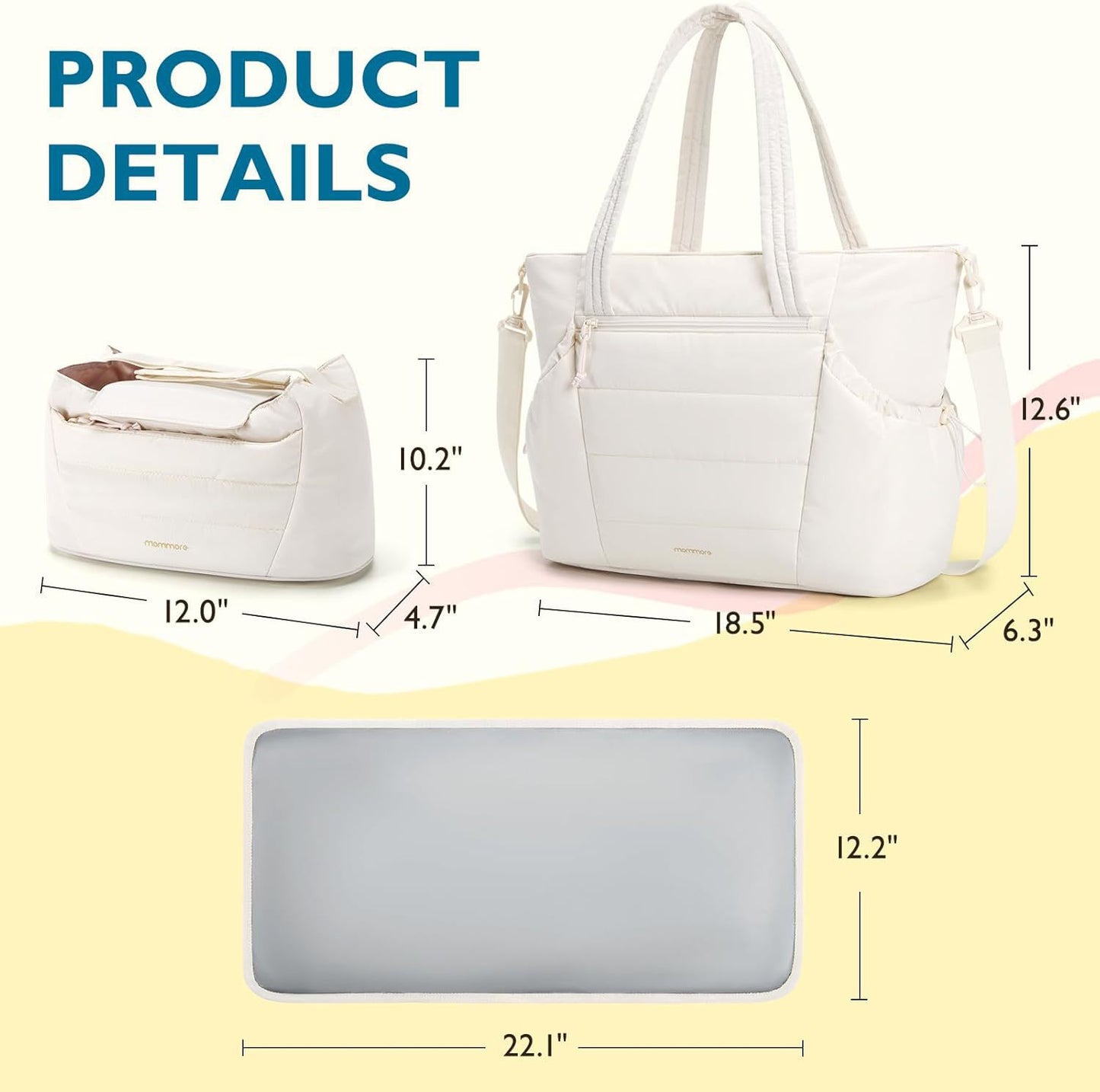 Diaper With Stroller Storage Large Capacity Bags