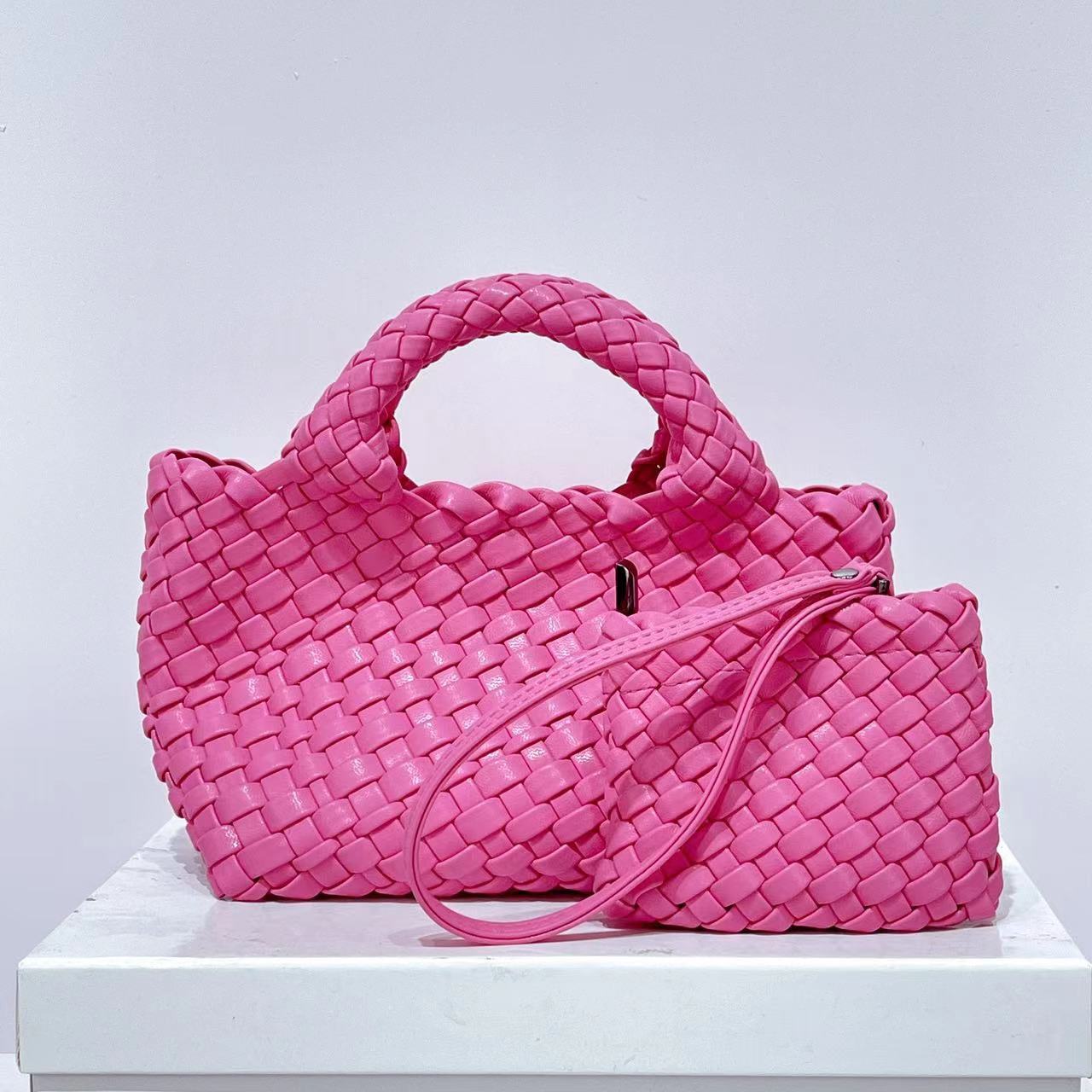 Women's Trendy Chain Mother Hand-woven Vegetable Basket Women's Handbag