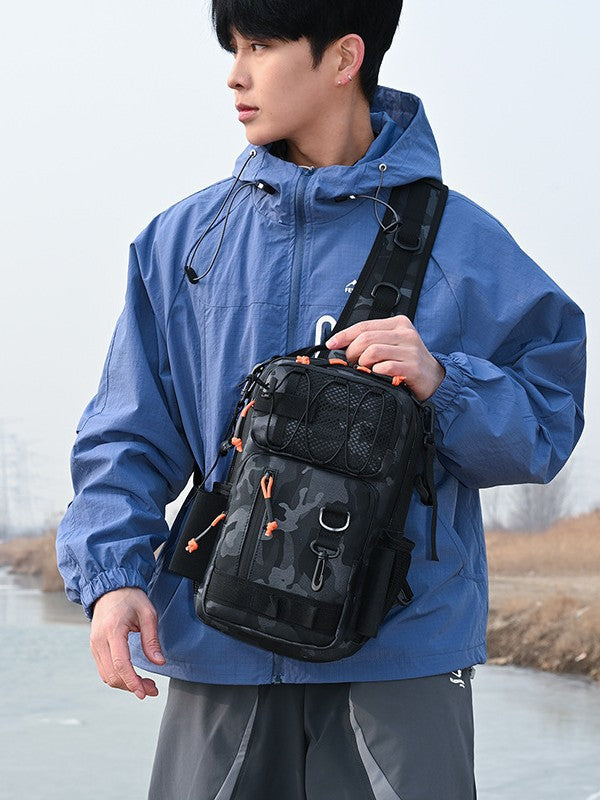 Women's & Men's Multifunctional Lure Water Repellent Fishing Mountain Climbing Men's Chest Bag