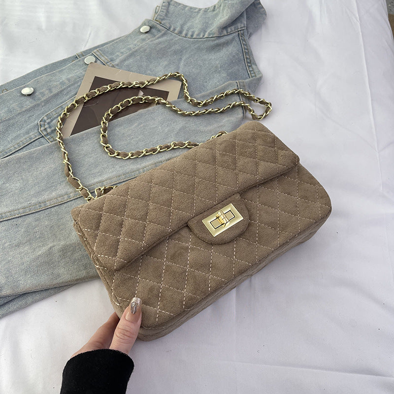 Fashion Large Capacity Chain Rhombus High Bags