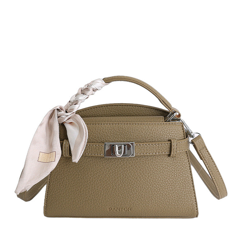Women's Korean Style Niche Portable Pouch Spring Stylish Good Texture Women's Messenger Bag